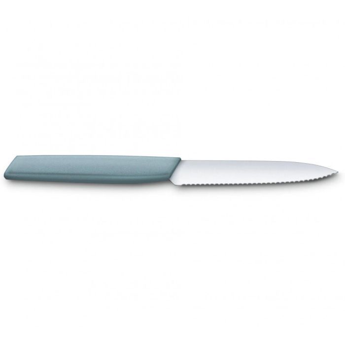 Кухонний ніж Victorinox Swiss Modern Paring Serrate 10см Blue (6.9006.10W21) зображення 2