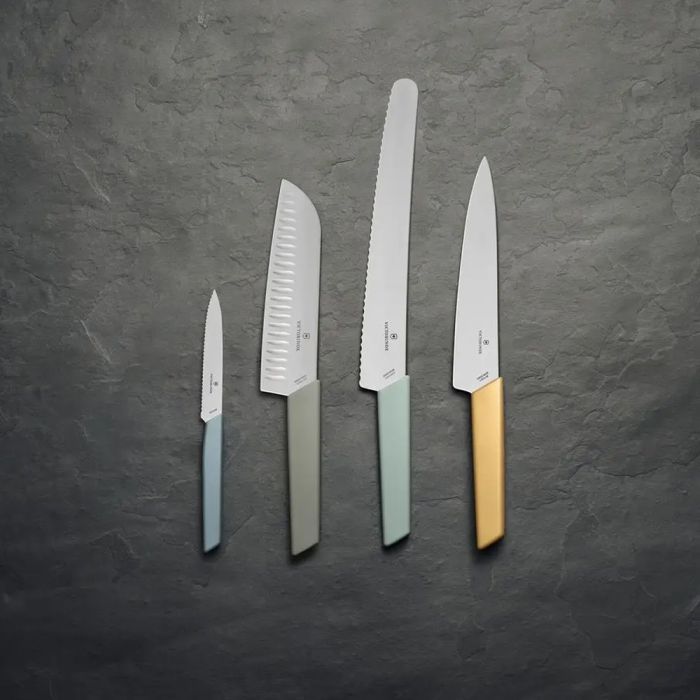 Кухонний ніж Victorinox Swiss Modern Paring Serrate 10см Blue (6.9006.10W21) зображення 3