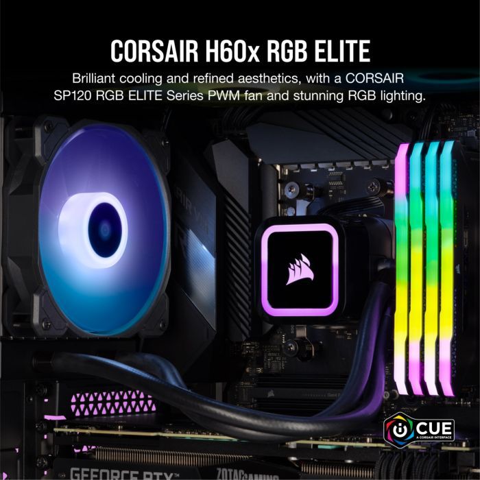 Система жидкостного охлаждения Corsair H60x ELITE (CW-9060064-WW) изображение 10