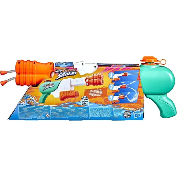 Игрушечное оружие Hasbro Nerf Водный бластер Гидро Фринзи (F3891) изображение 10