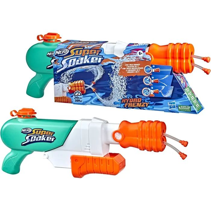 Игрушечное оружие Hasbro Nerf Водный бластер Гидро Фринзи (F3891)