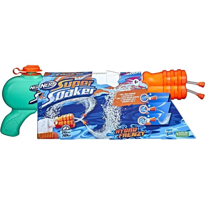 Игрушечное оружие Hasbro Nerf Водный бластер Гидро Фринзи (F3891) изображение 3