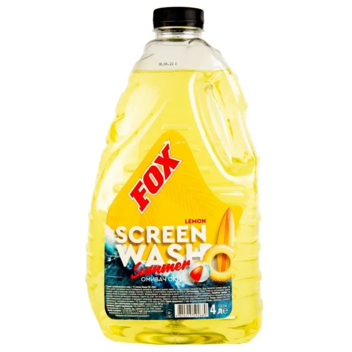 Омыватель автомобильный Fox Лимон 4л