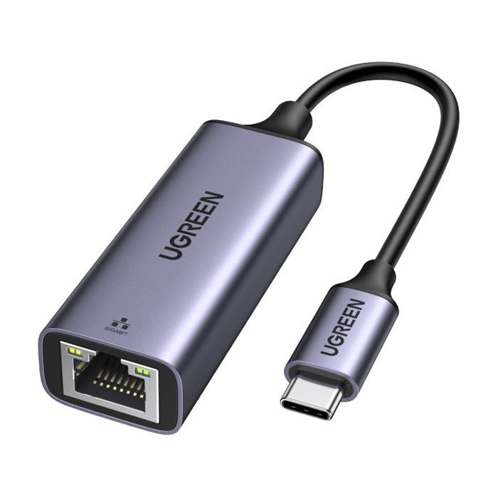 Переходник USB 3.1 Type-C to Ethernet RJ45 1000 Mb CM199 Ugreen (50737)