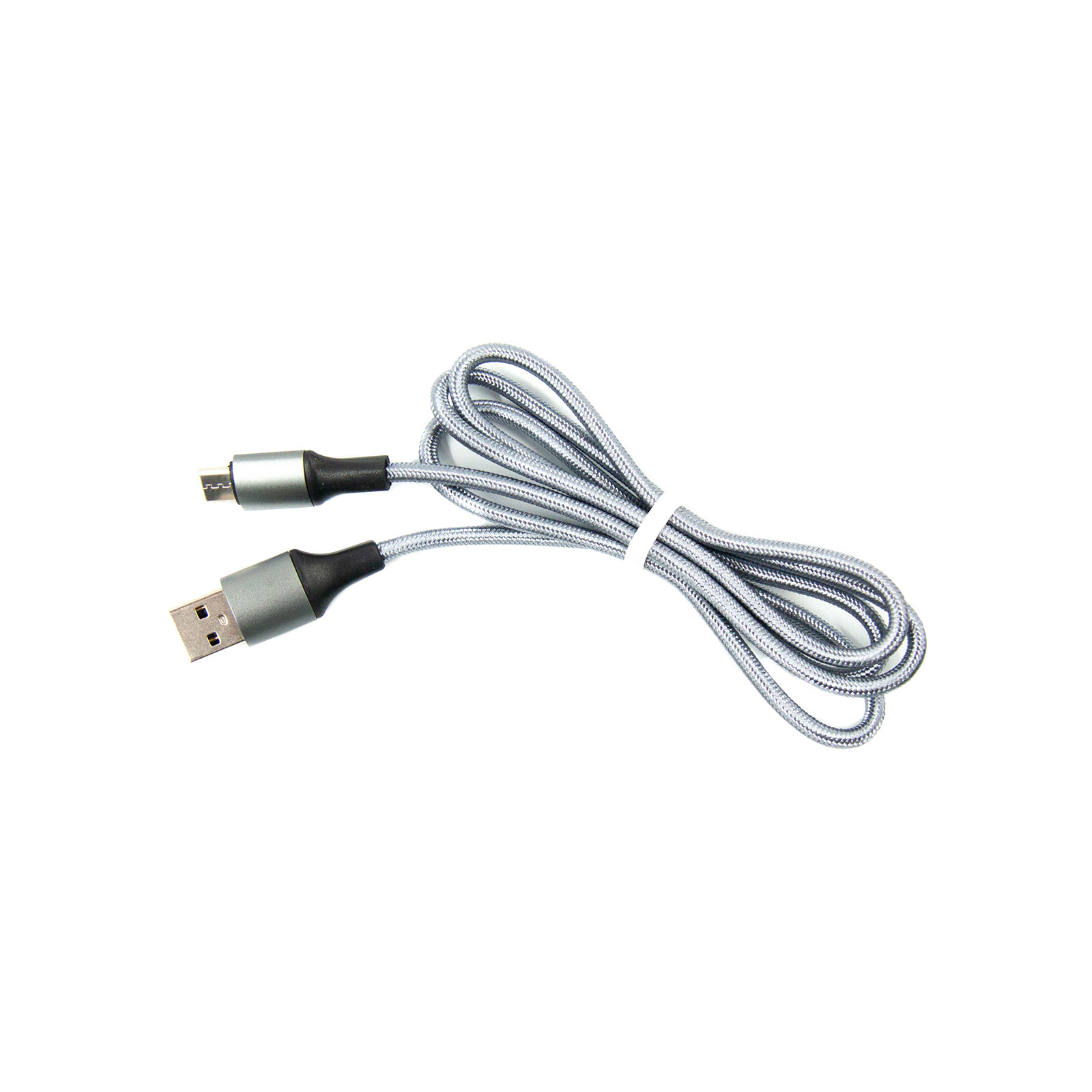 Дата кабель USB 2.0 AM to Type-C 1.0m gray Dengos (NTK-TC-MT-GREY) зображення 2