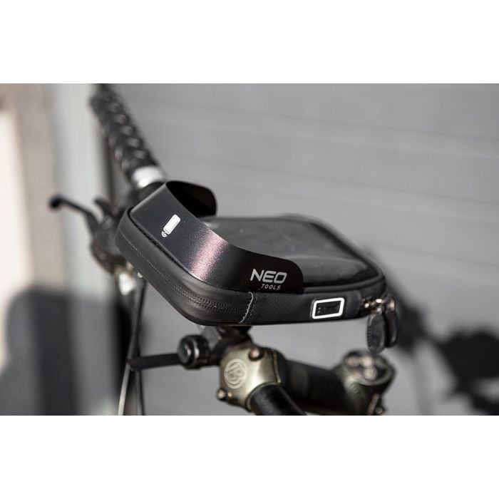 Велосумка на руль Neo Tools з тримачем для смартфона до 6" Black (91-001) изображение 2