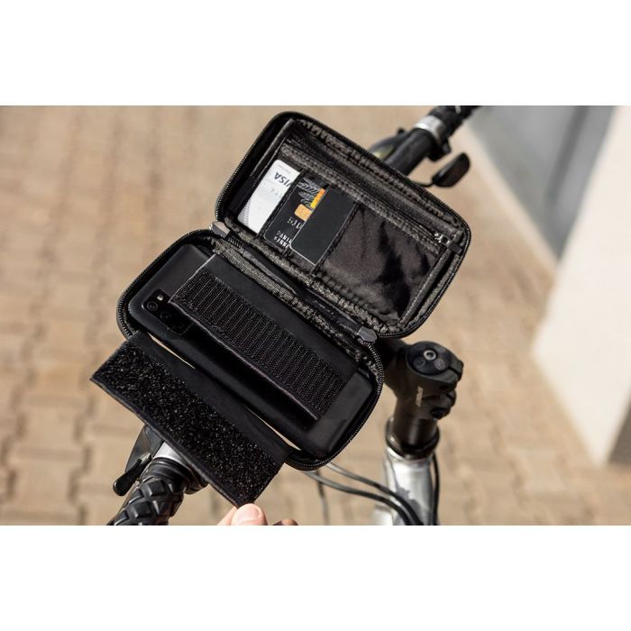 Велосумка на руль Neo Tools з тримачем для смартфона до 6" Black (91-001) изображение 6
