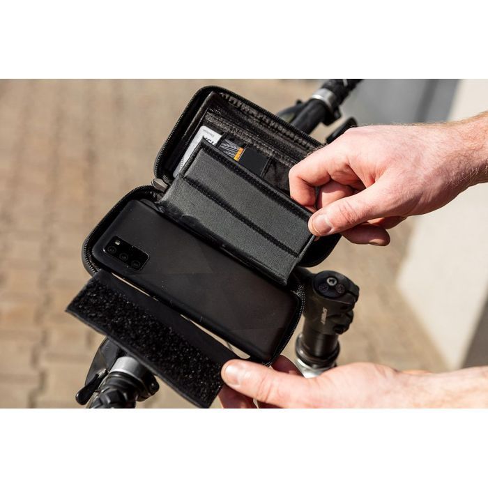 Велосумка на руль Neo Tools з тримачем для смартфона до 6" Black (91-001) изображение 7