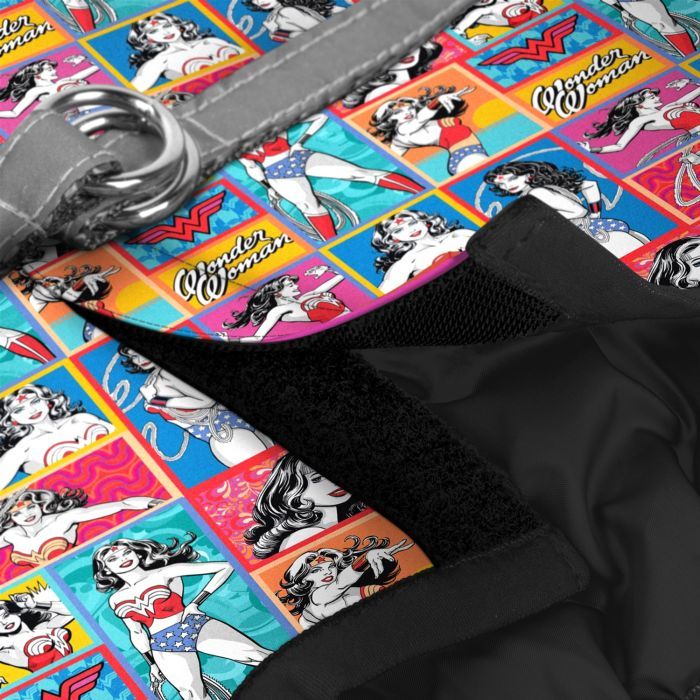 Шлея для собак WAUDOG Clothes з QR паспортом "Диво-жінка комікс" S1 (1011-4009) зображення 3