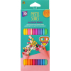 Карандаши цветные Cool For School Pastel Премиум, двухсторонние, трехгранные, 24 цвета (CF15187)