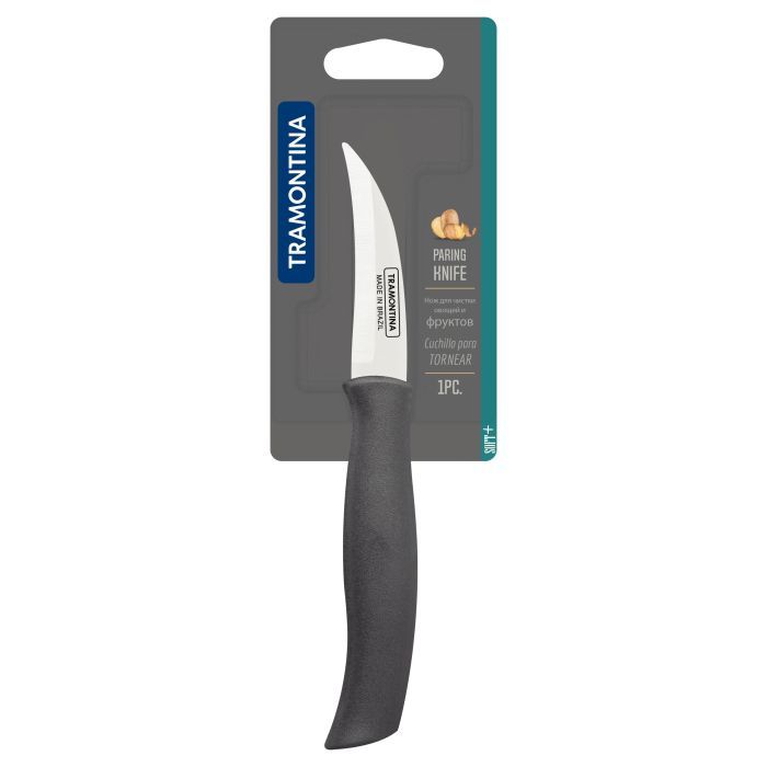 Кухонный нож Tramontina Soft Plus Grey 76 мм (23659/163) изображение 3