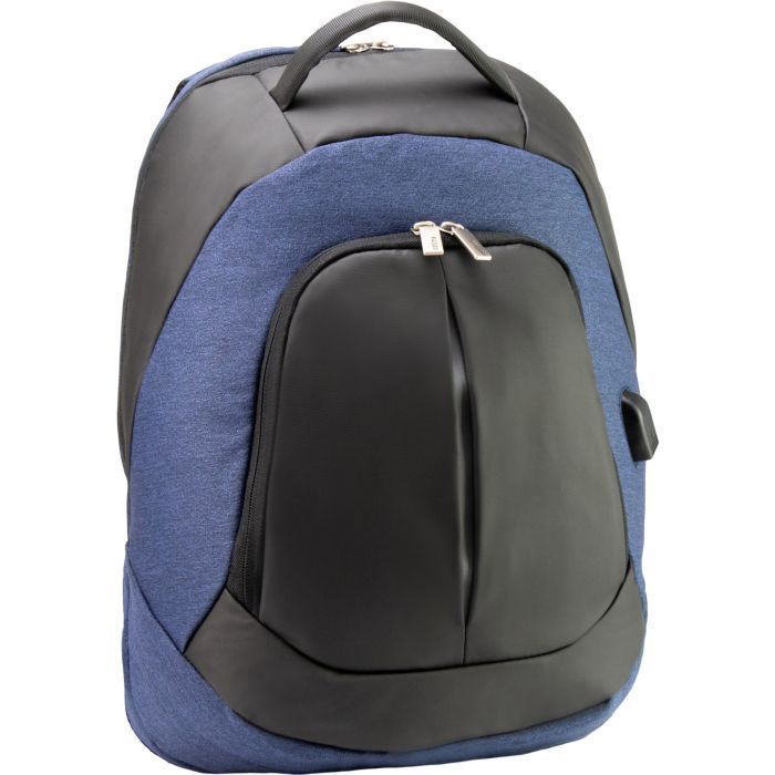 Рюкзак шкільний Optima 17.5" USB Techno чоловічий 0.7 кг 6-15 л Світло-сірий (O97594-03)