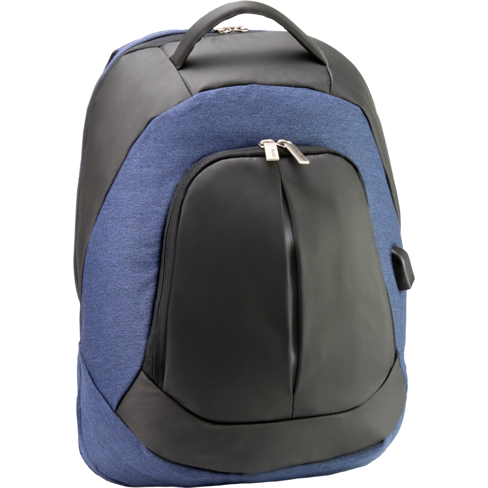 Рюкзак школьный Optima 17.5" USB Techno унисекс 0.7 кг 16-25 л Черный (O96906-01)