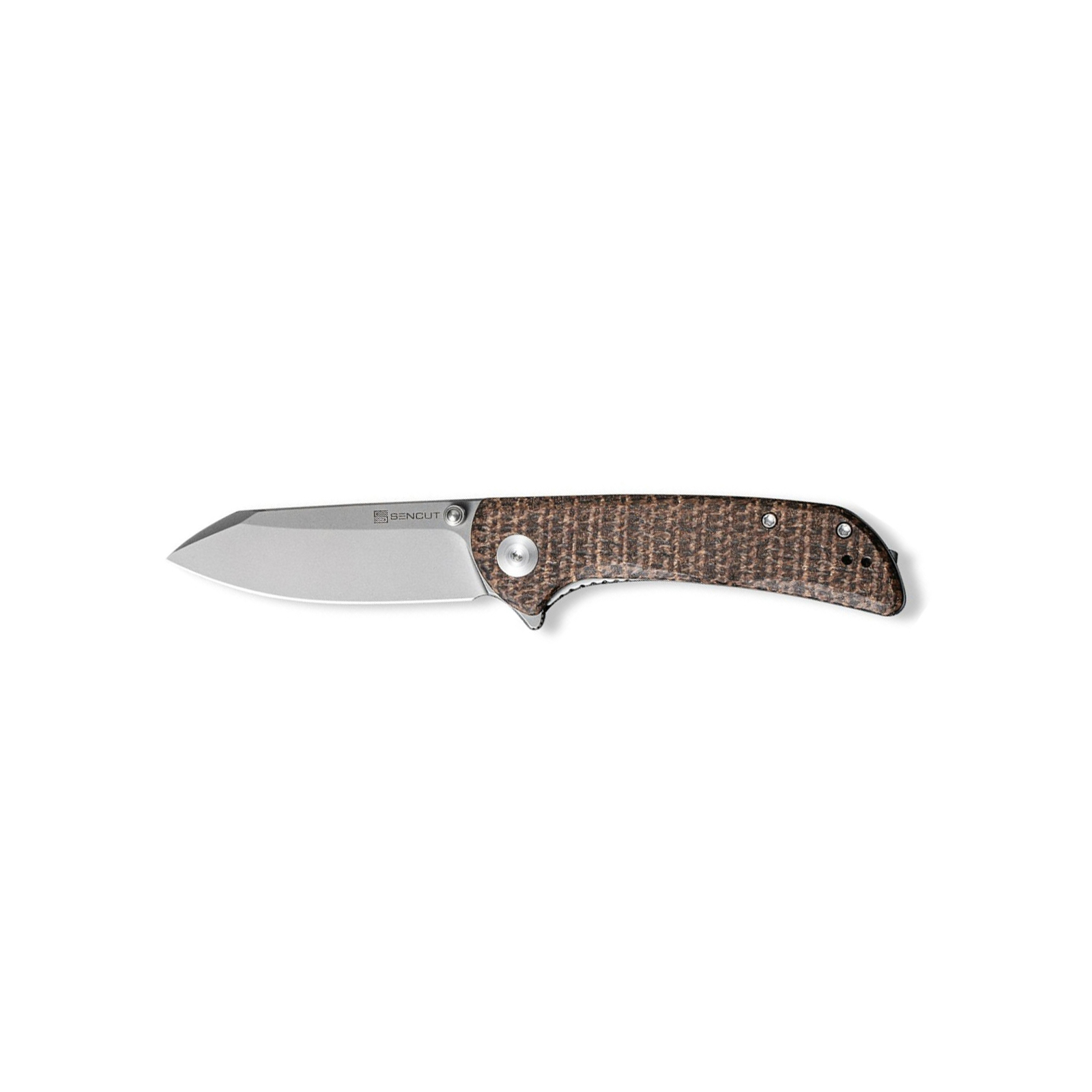 Нож Sencut Fritch Stonewash Brown Micarta (S22014-3)