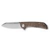 Нож Sencut Fritch Stonewash Brown Micarta (S22014-3)