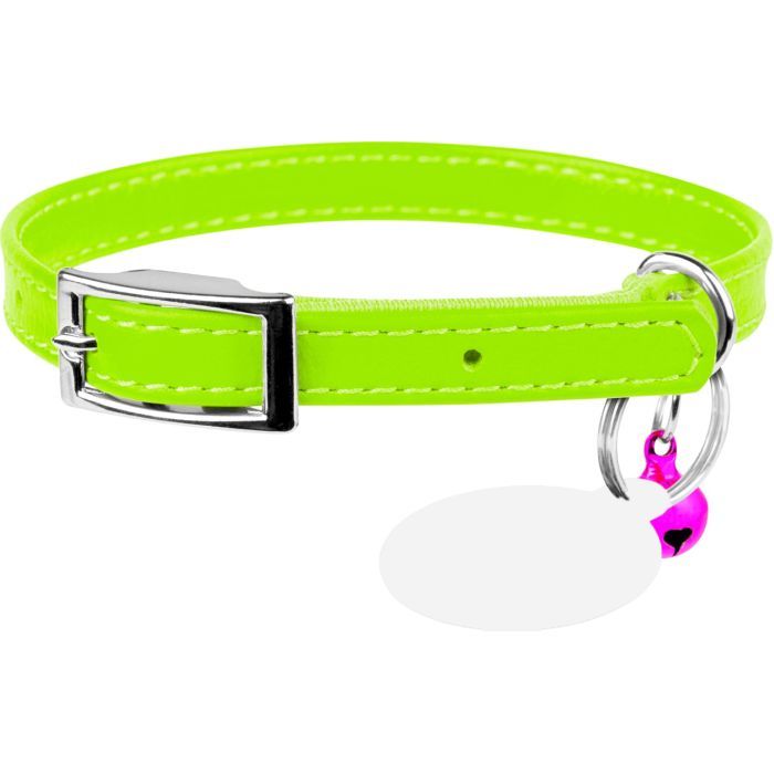 Ошейник для животных WAUDOG Glamour с QR паспортом Д 17-20 см красный (32753)