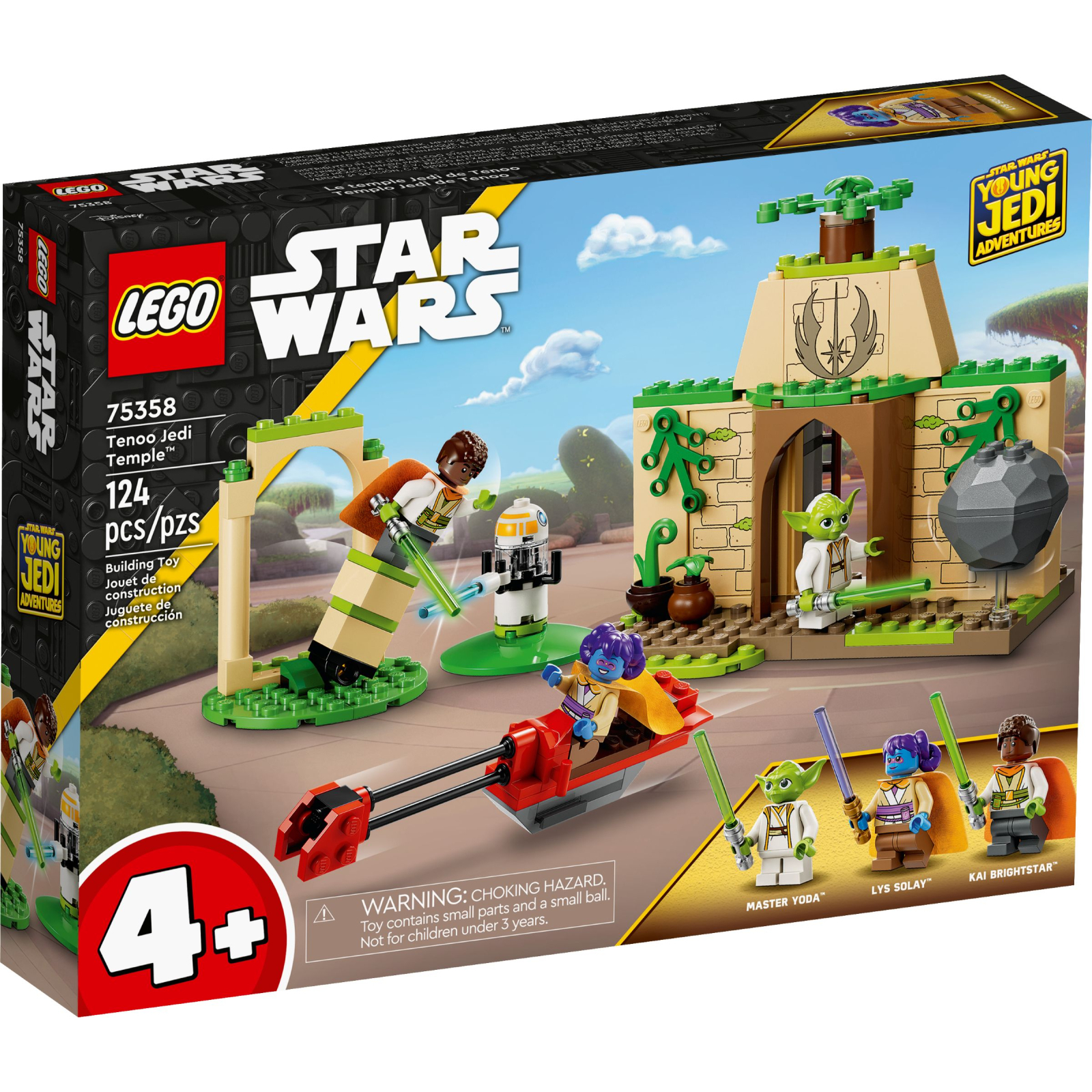 Конструктор LEGO Star Wars Храм джедаїв Tenoo 124 деталей (75358)