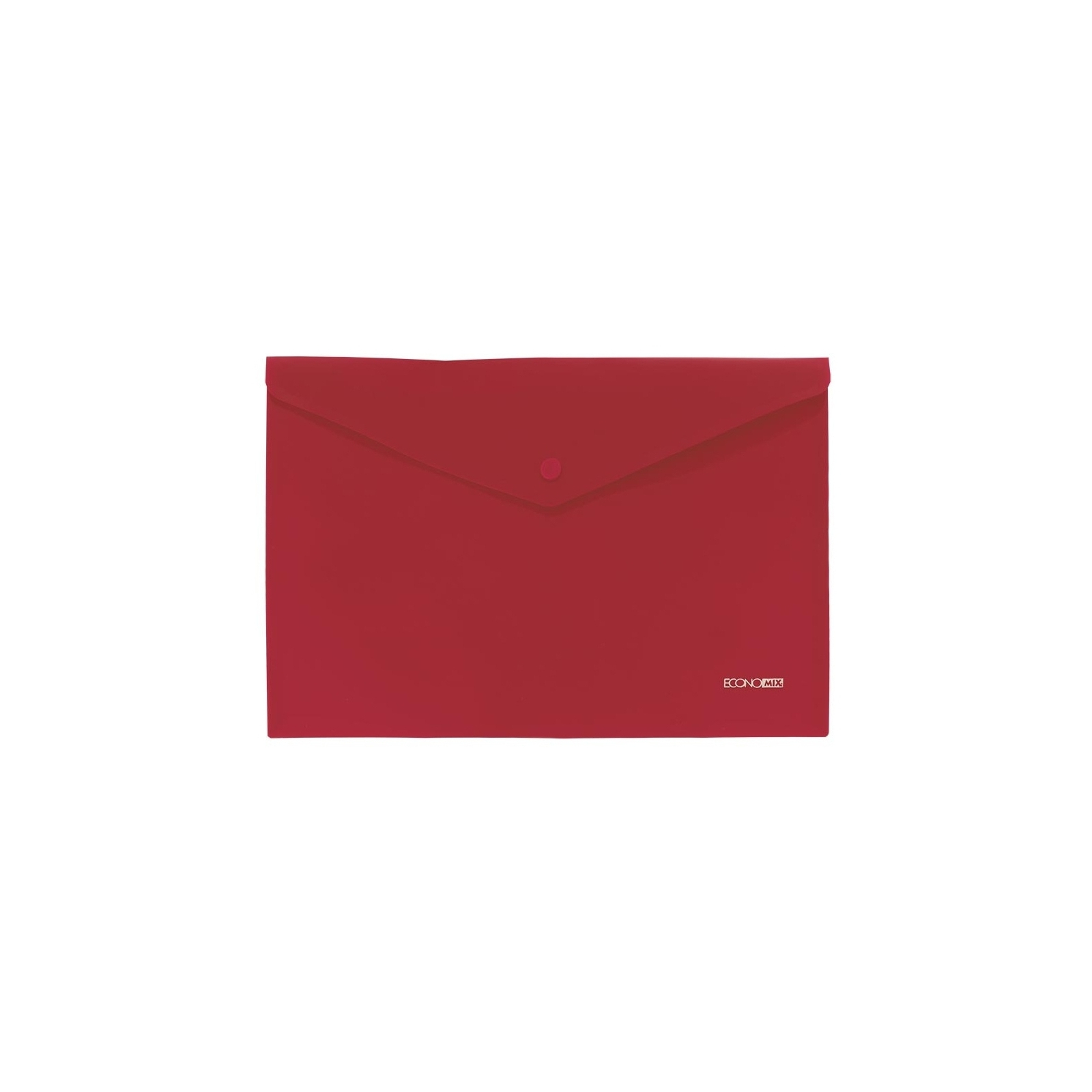 Папка - конверт Economix А4 180 мкм, непрозрачная, фактура "оранжевый", красная (E31305-53)