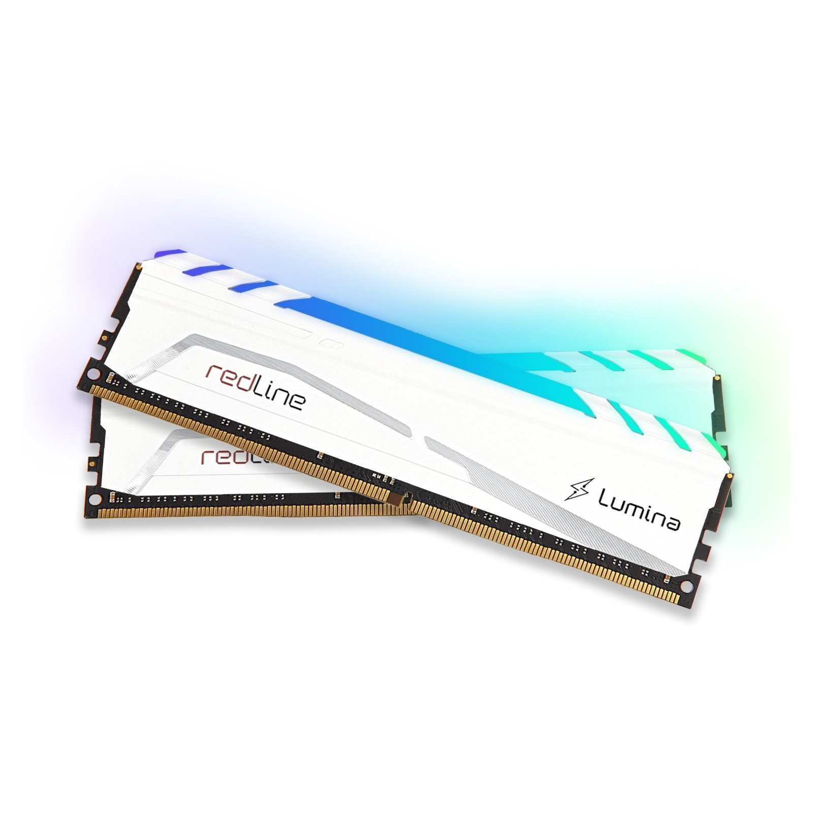 Модуль пам'яті для комп'ютера DDR4 16GB (2x8GB) 3600 MHz Redline Lumina RGB White Mushkin (MLB4C360JNNM8GX2) зображення 3