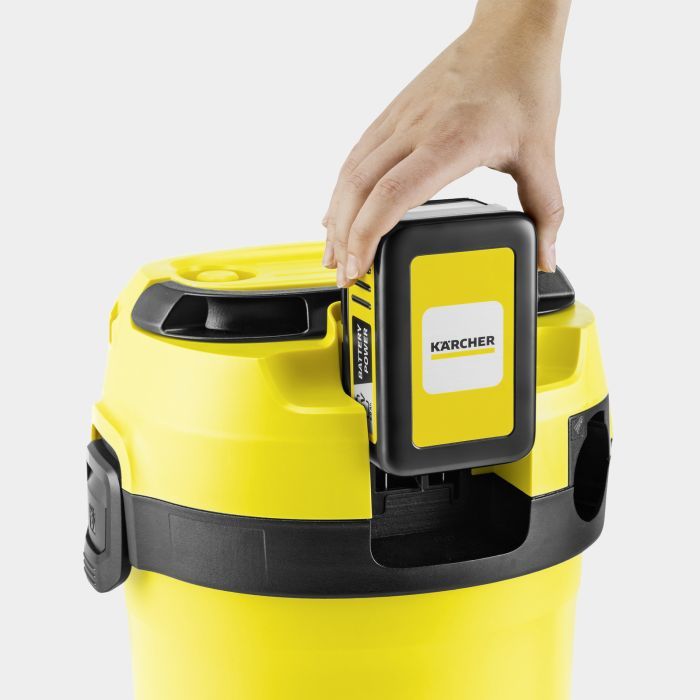 Пилосос будівельний Karcher WD 3-18 17л, 18В, (без АКБ та ЗП) (1.628-550.0) зображення 4