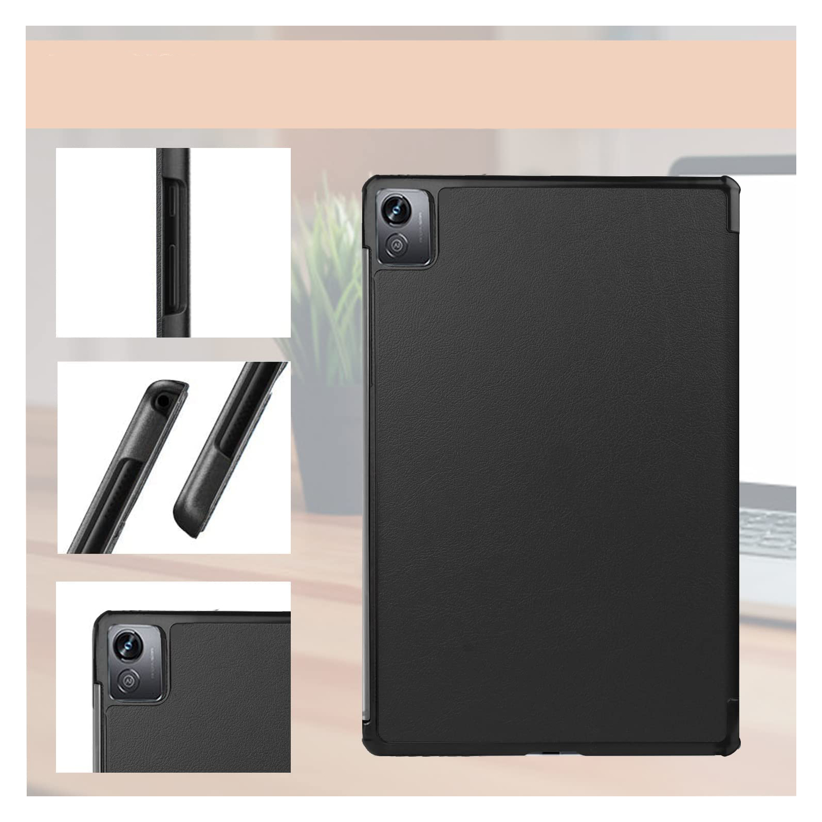 Чохол до планшета BeCover Smart Case Realme Pad X 11" Black (709603) зображення 6