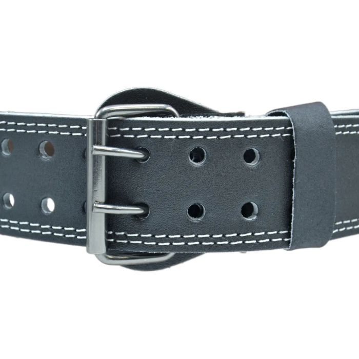 Атлетический пояс MadMax MFB-244 Sandwich шкіряний Black L (MFB-244_L) изображение 6