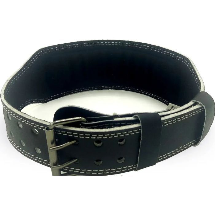 Атлетический пояс MadMax MFB-244 Sandwich шкіряний Black L (MFB-244_L) изображение 8