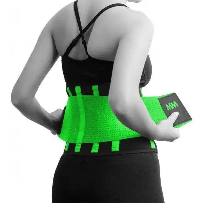 Пояс компрессионный MadMax MFA-277 Slimming and Support Belt black/turquoise M (MFA-277-TRQ_M) изображение 9
