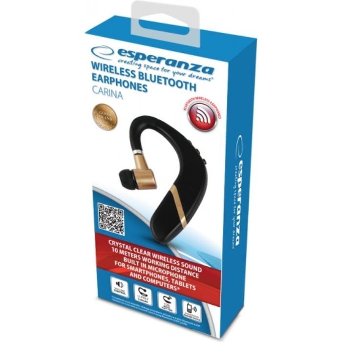 Bluetooth-гарнитура Esperanza Eaprhone Carina (EH234K) изображение 4