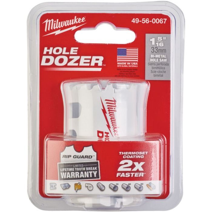 Коронка Milwaukee Bi-Metal 33мм (49560067) изображение 2