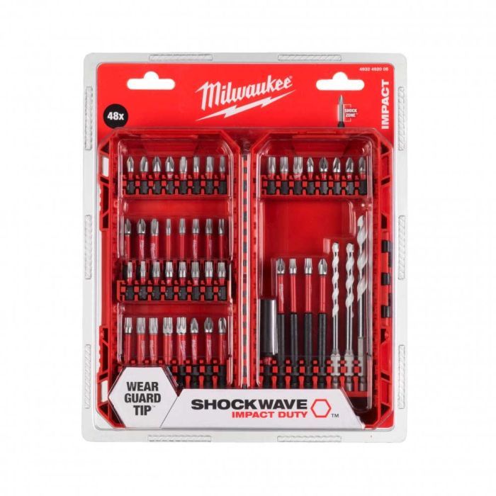 Набор бит Milwaukee SHOCKWAVE 48 шт (4932492005) изображение 2