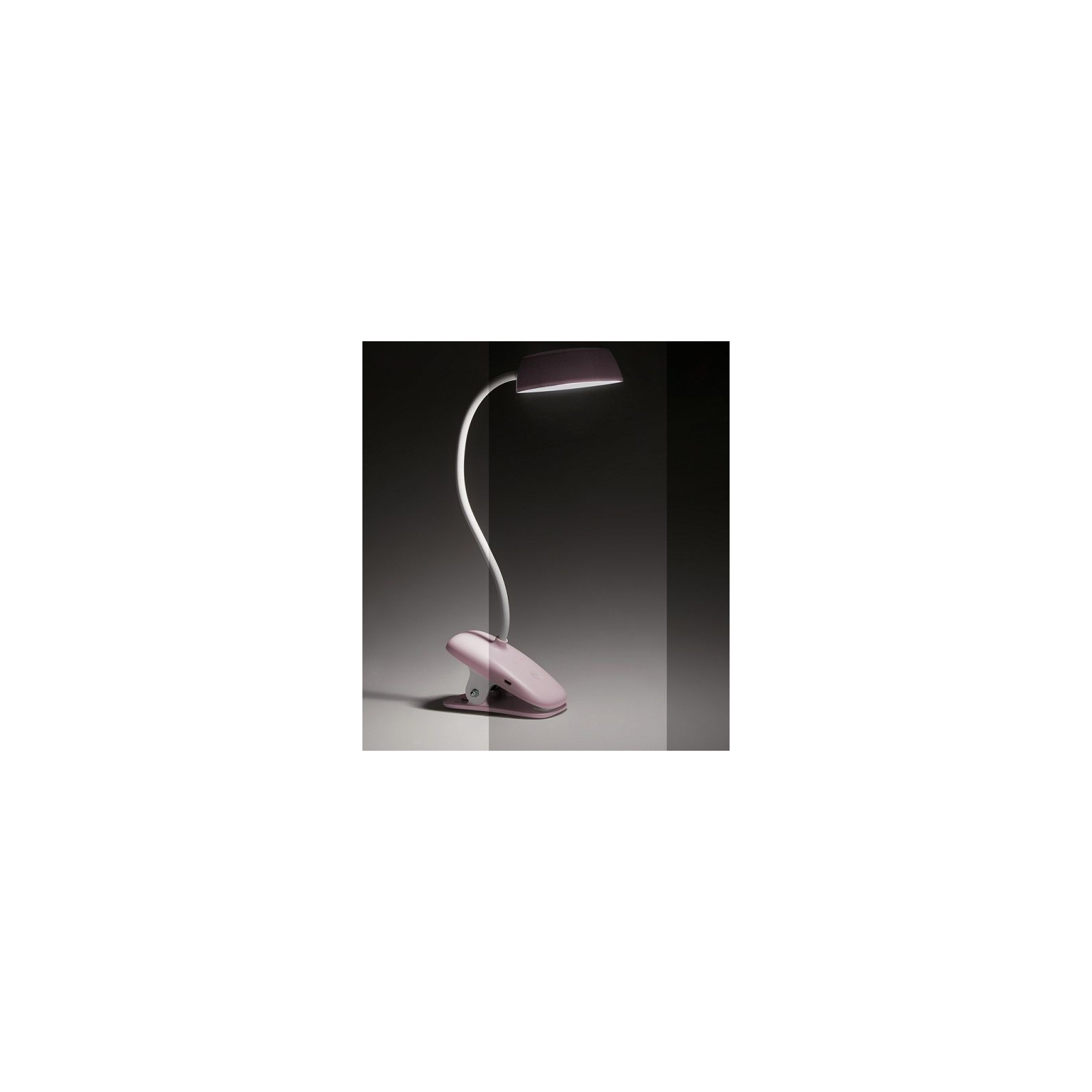 Настольная лампа Philips LED Reading Desk lamp Donutclip 3W, 4000K, 1200mAh (Lithium battery), рожевий (929003179627) изображение 2