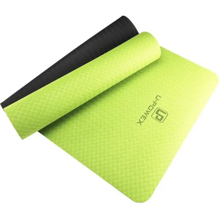 Коврик для йоги U-Powex Yoga mat Orange/Blue 183х61х0.6 (UP_1000_TPE_Or/Blue)