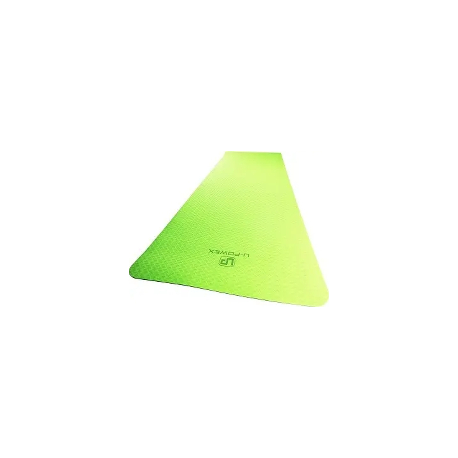 Коврик для йоги U-Powex Yoga mat Green/Black 183х61х0.6 (UP_1000_TPE_Gr/Black) изображение 3