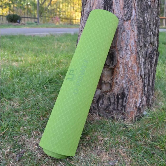 Коврик для йоги U-Powex Yoga mat Orange/Blue 183х61х0.6 (UP_1000_TPE_Or/Blue) изображение 5