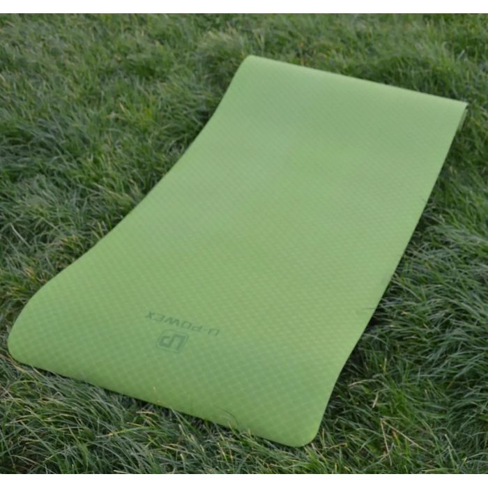 Коврик для йоги U-Powex Yoga mat Orange/Blue 183х61х0.6 (UP_1000_TPE_Or/Blue) изображение 6