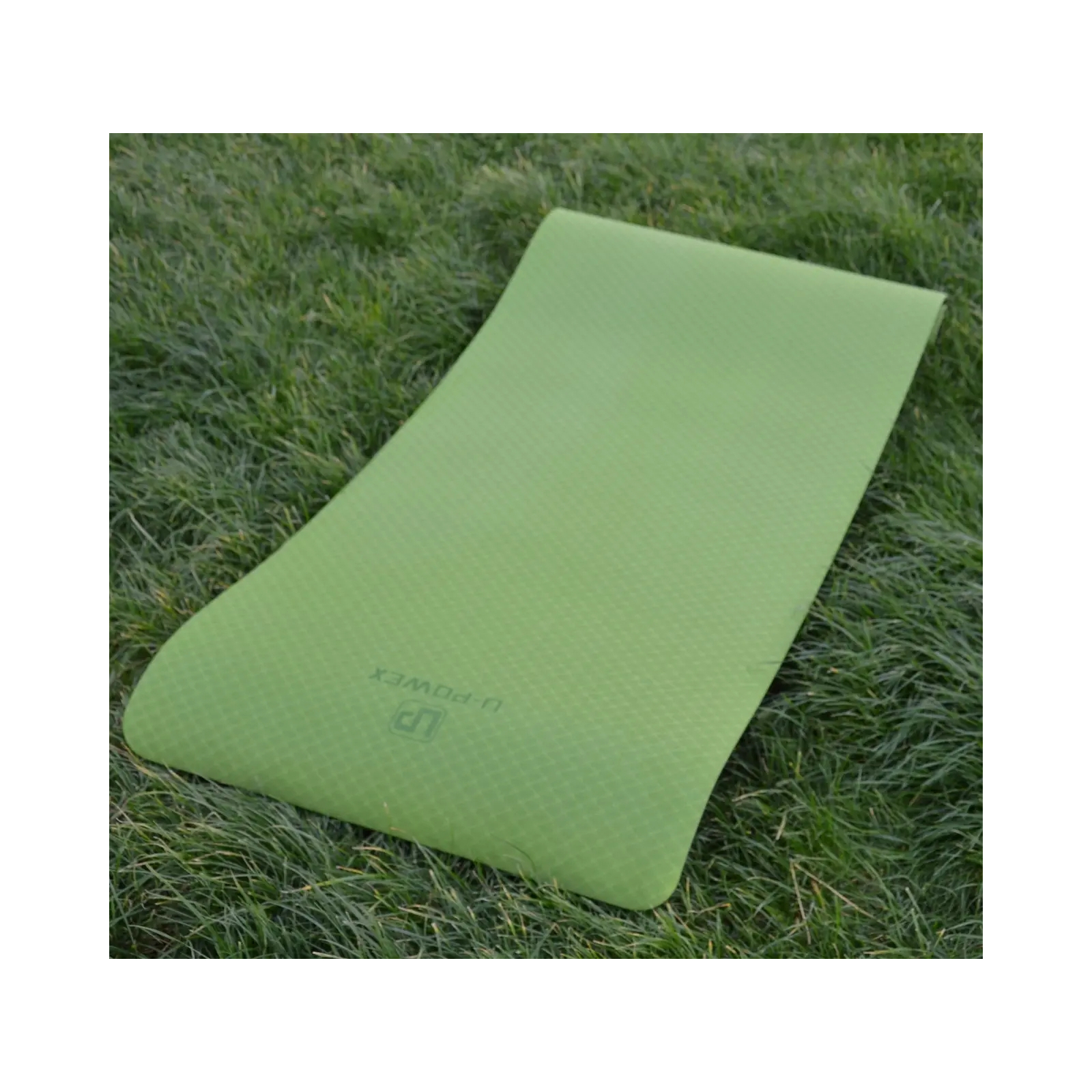 Килимок для йоги U-Powex Yoga mat Orange/Blue 183х61х0.6 (UP_1000_TPE_Or/Blue) зображення 6