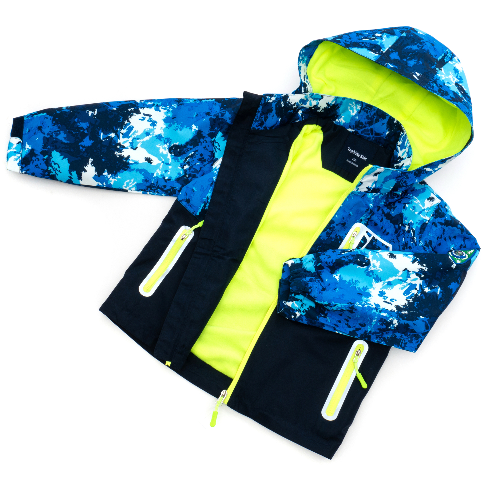 Куртка TOP&SKY на флисе утепленная (7009-146-lightblue) изображение 5
