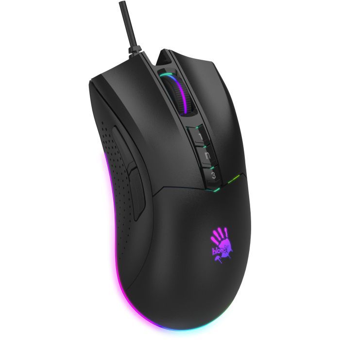 Мышка A4Tech Bloody P90s RGB Activated USB Black (Bloody P90s Stone Black) изображение 8