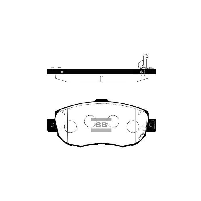 Гальмівні колодки HI-Q SP1386