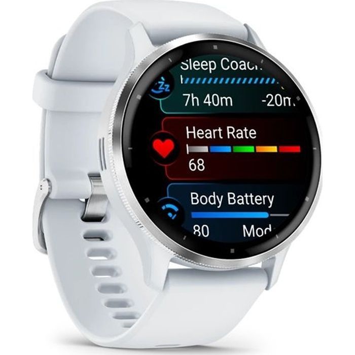 Смарт-годинник Garmin Venu 3, Whitestone + Passivated, GPS (010-02784-00) зображення 3