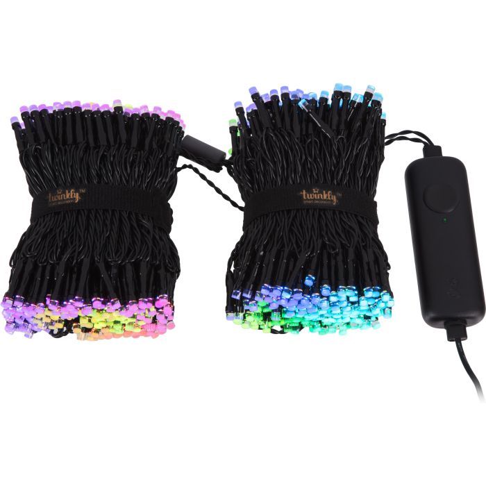 Гірлянда Twinkly Smart LED Strings RGBW 600, Gen II, IP44, довжина 48м, чорний (TWS600SPP-BEU) зображення 3