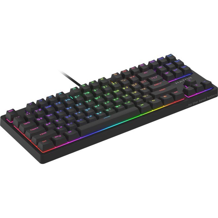 Клавиатура Hator Rockfall 2 Mecha TKL Orange USB Black (HTK-520) изображение 2