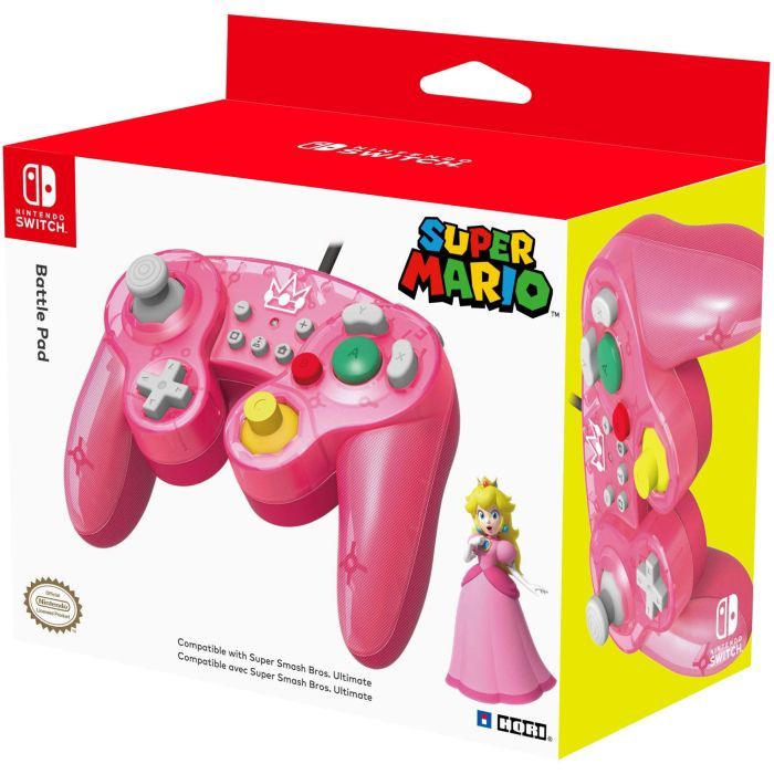 Геймпад Hori Battle Pad (Peach) for Nintendo Switch (NSW-135U) изображение 3