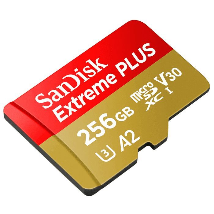 Карта пам'яті SanDisk 256GB microSD class 10 V30 Extreme PLUS (SDSQXBD-256G-GN6MA) зображення 3