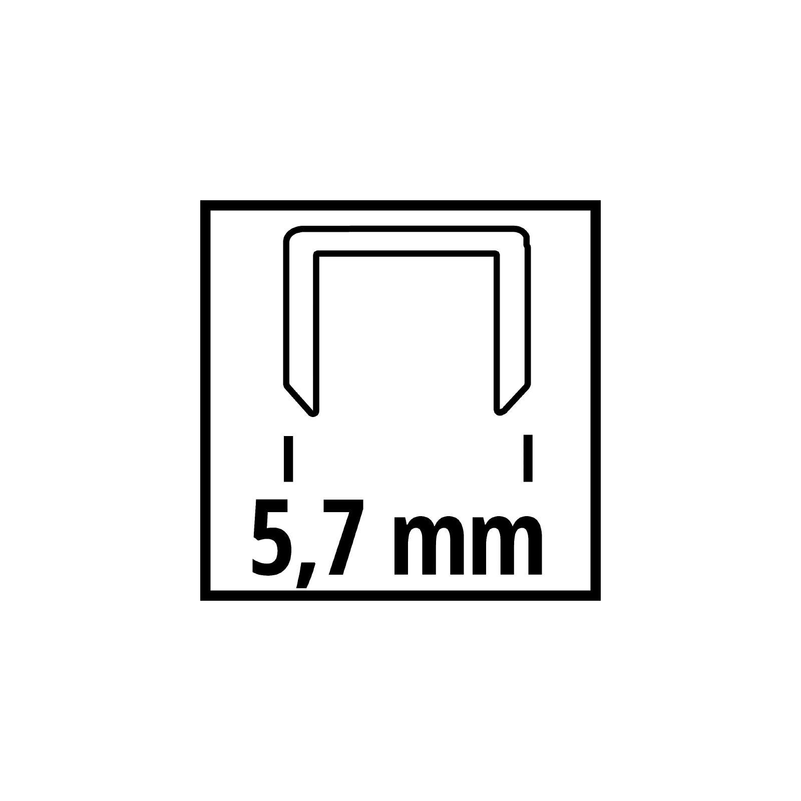 Скоби для будівельного степлера Einhell 5.7х16мм, 3000шт. (4137855) зображення 2