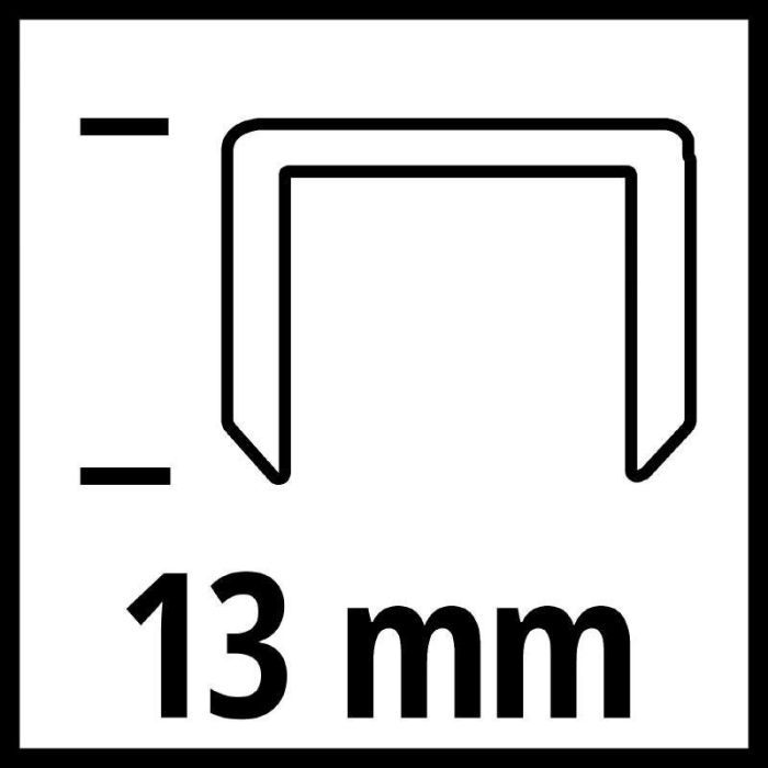 Скоби для будівельного степлера Einhell 5.7х13мм, 3000шт. (4137850) зображення 3