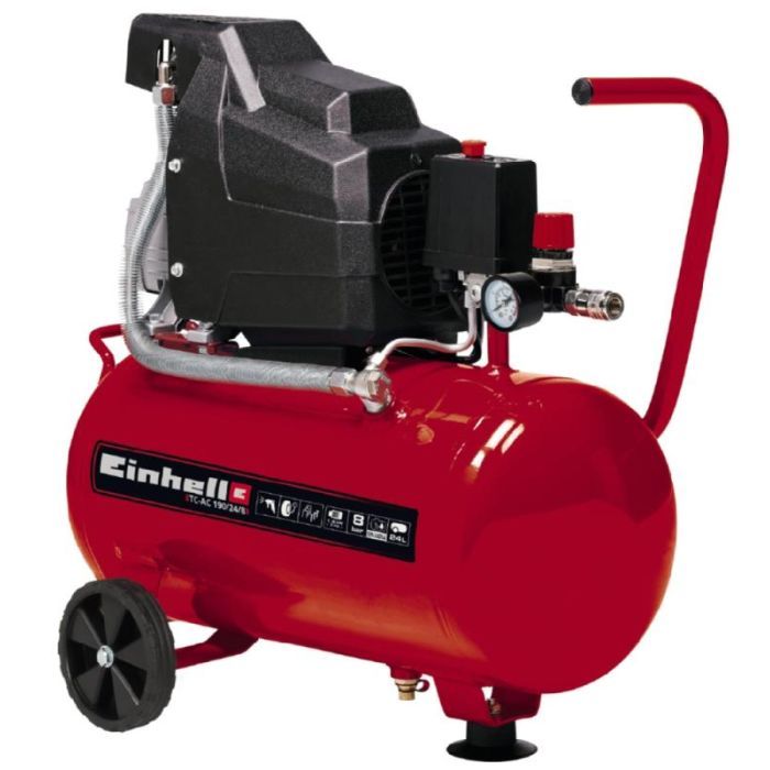 Компрессор Einhell TC-AC 190/24/8, 1500Вт, 24л, 160л/мин, 8бар. (4007325)