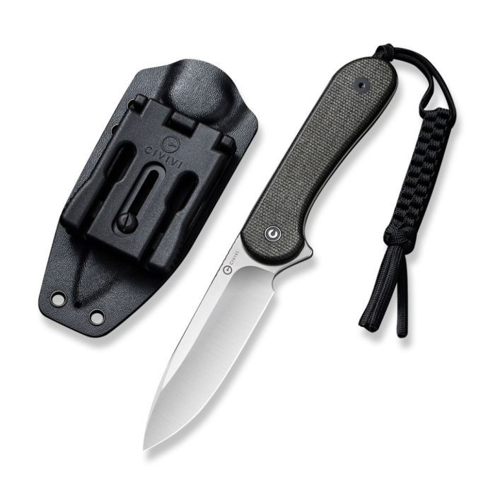Ніж Civivi Fixed Blade Elementum Satin Blade Micarta (C2105B)