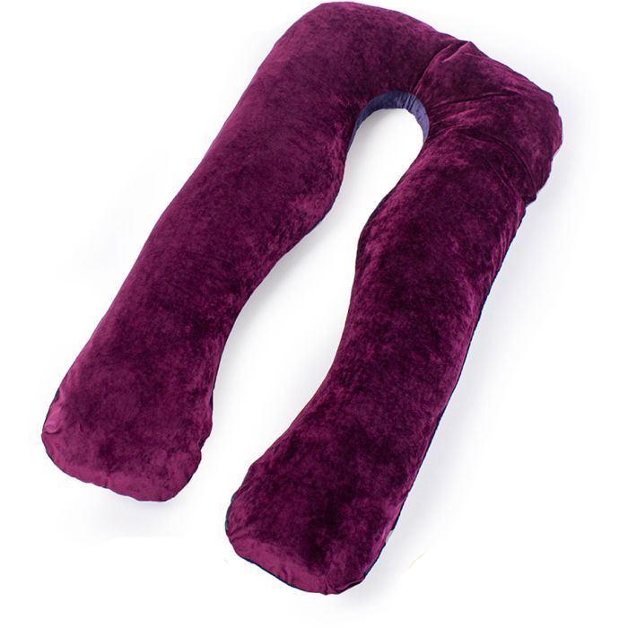 Подушка MirSon для вагітних і відпочинку Velvet Line №8023 U-подібна Primula (2200006178552)
